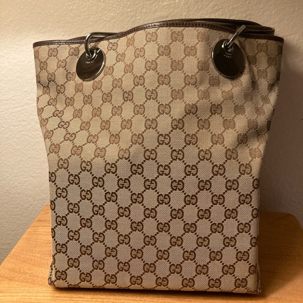 GG canvas Gucci Small Eclipse tote